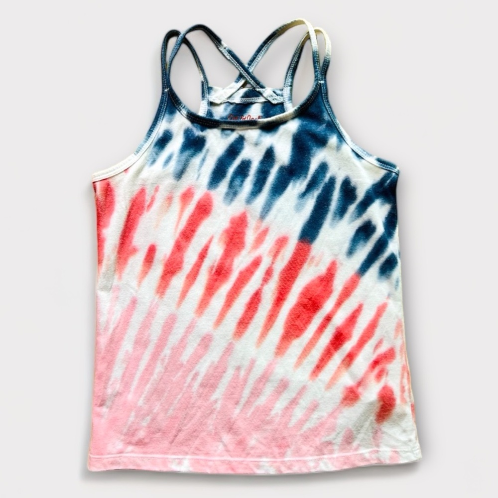 Cat & Jack Tie-dye Criss-Cross Tank